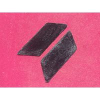 Петлицы черные бархатные на китель