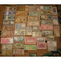 Сборный Лот х 40 разных банкнот