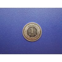 Польша 1 злотый 2025 года