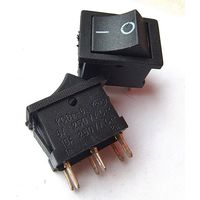 Клавишный переключатель 6А - 250В, 6 ног. Кнопка качелька. Выключатель KCD2-6