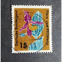 Марка Германия 1963 год Цветы