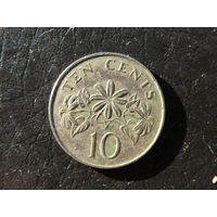 Сингапур.10 центов.1993.С 20 копеек. Распродажа коллекции. Смотрите другие лоты.