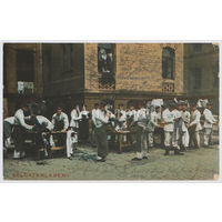 Быт Кайзеровской армии. Стирка белья. Германия. Первая Мировая война.