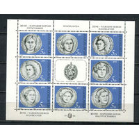 Югославия - 1984 - Женщины - национальные герои Югославии - малый лист - [Mi. 2035-2042] - полная серия - 8 марок. MNH.  (Лот 60JL)-TG2P34