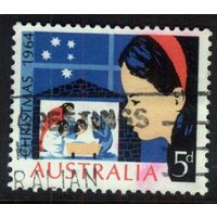 Австралия - 1964 [Mi. 348] Гашеная (AU07)
