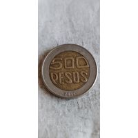 Колумбия 500 песос 2012
