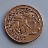 Новая Зеландия 2 цента. 1969 г.