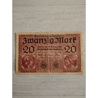 20 марок 1918 г