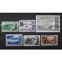 СССР 1949г. Серия из 6 марок. Лесонасаждения. гаш.