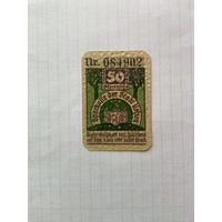 50 пфенигов (нотгельды) Германия г.Вельзен -1402