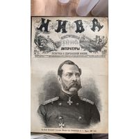 Журнал НИВА за 1881 год. Полный годовой комплект 52 номера