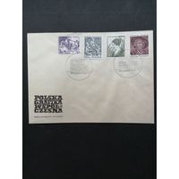 Польша 1979 КПД с полной серией марок "Польская графика" (спецгашение) марки Mi.2607-2610 каталог 1.00 евро
