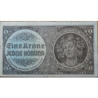 1 крона 1940г  Богемия и Моравия протекторат