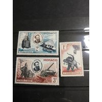Монако 1955  г. 50 летие смерти Жюль Верна