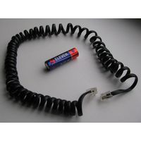 Шнур провод витой телефонной трубки .