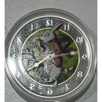 2 доллара 2011 Алиса в стране чудес. Унция серебра!