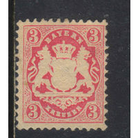 Германия Бавария Кор 1875 Герб Стандарт #33*