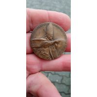 Медаль посвящен четвертому паломничеству Папы Римского  СОСТОЯНИЕ ! НА  ФОТО . ОРИГИНАЛ  .  Распродажа Коллекции !!! . Экспресс  Аукцион  не с рубля без МПЦ и прочего 3 ДНЯ  .Много лотов в продаже .