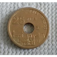 Испания 25 песет, 1993 Страна Басков (14-19-3)