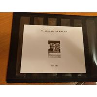 1987 Монако Фил выставка сувенирный листок (у-4)