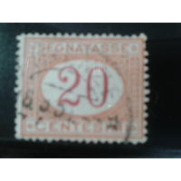 Италия, 1894. Доплатная марка. Mi-4,0 евро гаш.