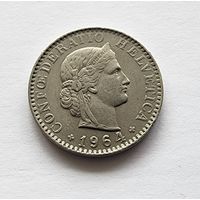 Швейцария 20 раппенов, 1964