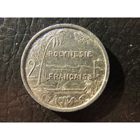Французская Полинезия.2 франка.1985. С 20 копеек. Распродажа коллекции. Смотрите другие лоты.