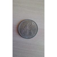 Великобритания, 1 пенни 1967 года.