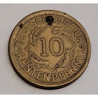Германия 10 пфеннигов 1924 А