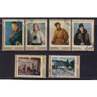 СССР 1972 год. Советская живопись марка 4120-4125