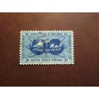 США 1955 г.Атом для мира./23а/