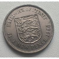 Джерси 5 Пенсов, 1968  5-12-19