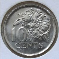 Тринидад и Тобаго 10 центов 2005 год