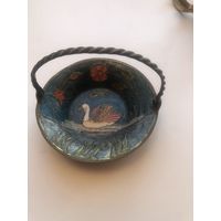 Икорница металл латунь