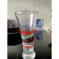 Бокал пивной, стекло. новый год!