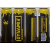 Банка от энергетика DYNAMIT .Ориджинал 2025.02.28 449мл с 'R' Original сверху (moz30