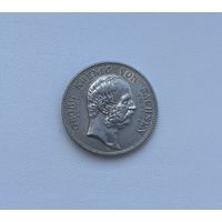САКСОНИЯ  2 марки 1904 г.