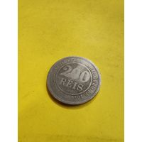 200 реалов 1888 года. СМОТРИТЕ ДР. МОИ ЛОТЫ! Большая распродажа!