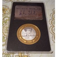 Медаль памятная  биметалл