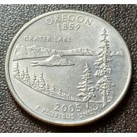 США , 2005     D    Квотер штата Орегон  ( 1-6-2 )