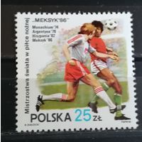 Польша 1986 футбол ЧМ Мексика Спорт