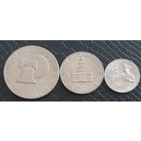 1 доллар +50 +25 центов 1976 200 лет независимости США