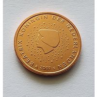 Нидерланды 5 евроцентов, 2007 из официального набора BU