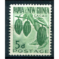 Британские колонии - Папуа Новая Гвинея - 1952/60г. - ландшафты, виды, местные мотивы, 5 P - 1 марка - гашёная [Mi 9]. #3-WB-90-A-1