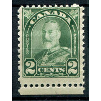 Британские колонии - Канада - 1930/31г. - король Георг V, 2 с - 1 марка - MNH с пузырьками на клее [Mi 141]. #3-WB-96-A-2