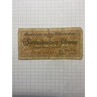 25 пфенингов (нотгельды) г. Германия.-1412