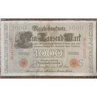 Банкнота 1000 марок 1910 год. Германская империя.