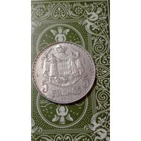 Монако 5 франков 1945