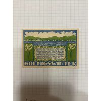 Нотгельд 50 пфеннигов Германия Кёнигсвинтер -0101