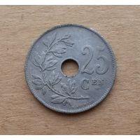 Бельгия, 25 сантимов 1922 г., легенда на фламандском языке